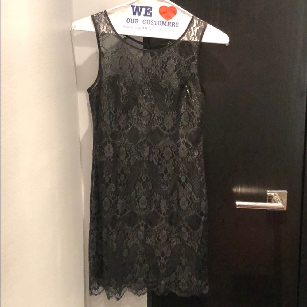 Armani Exchange metallic lace dress size 2